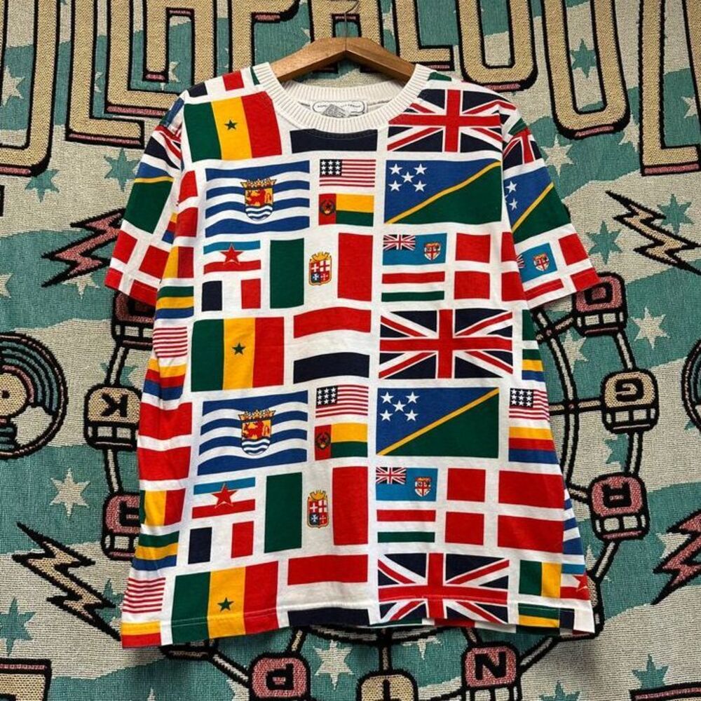 VIntage 90s RARE Adrian Vittadini Flash AOP Shirt‎ - Picture 2 of 5